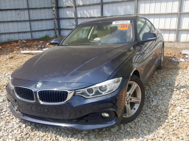 WBA3N9C53EF722025 - 2014 BMW 428 XI BLUE photo 2