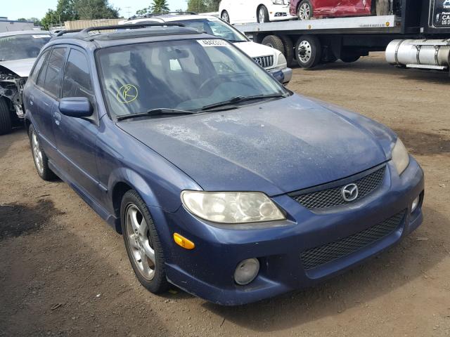 JM1BJ246621575765 - 2002 MAZDA PROTEGE PR BLUE photo 1