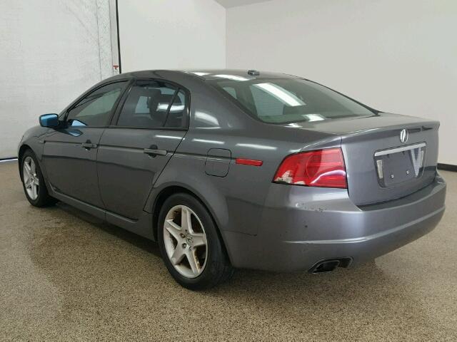 19UUA66205A053357 - 2005 ACURA TL GRAY photo 3