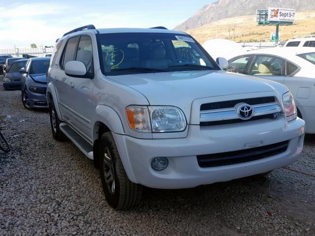 5TDBT48AX6S272386 - 2006 TOYOTA SEQUOIA LI WHITE photo 1