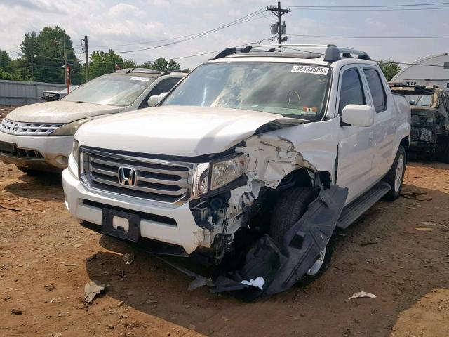 5FPYK1F56DB008446 - 2013 HONDA RIDGELINE WHITE photo 2