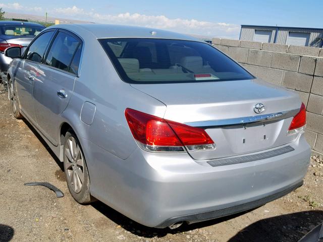 4T1BK3DB3BU429396 - 2011 TOYOTA AVALON BAS SILVER photo 3