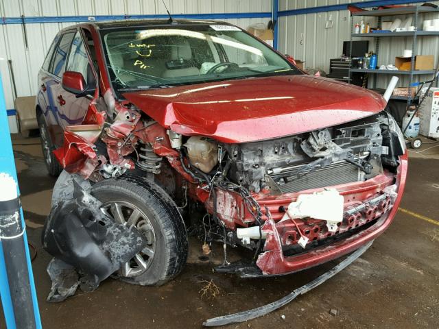 2FMDK4KCXDBA52360 - 2013 FORD EDGE LIMIT RED photo 1