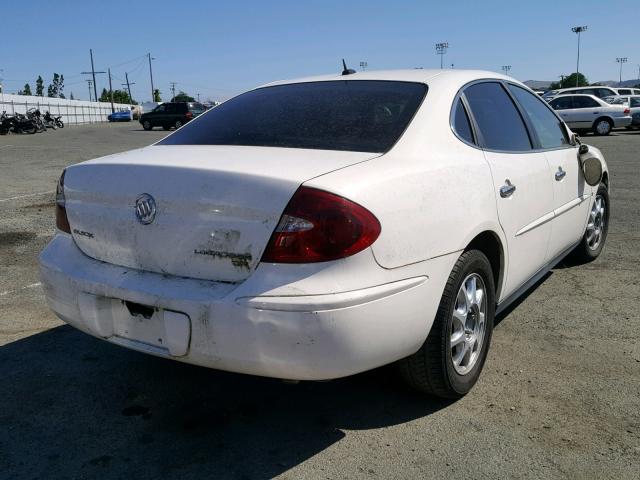 2G4WC582861167798 - 2006 BUICK LACROSSE C WHITE photo 4