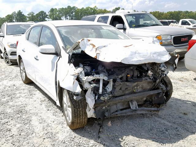 3N1AB7AP7JL604400 - 2018 NISSAN SENTRA S WHITE photo 1