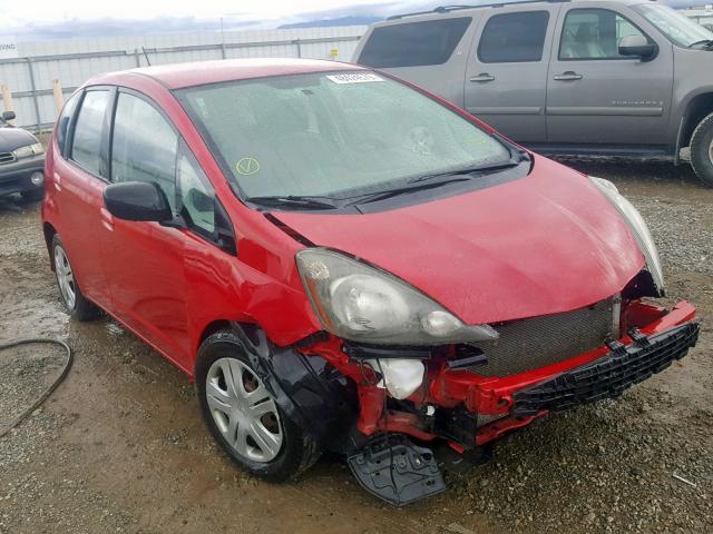 JHMGE87289S063675 - 2009 HONDA FIT RED photo 1