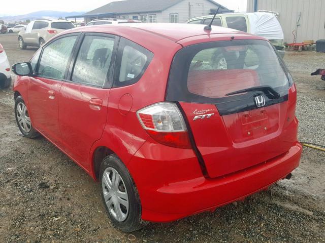 JHMGE87289S063675 - 2009 HONDA FIT RED photo 3