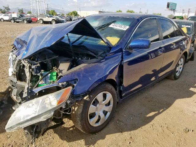 4T1BE46K68U228417 - 2008 TOYOTA CAMRY CE BLUE photo 2