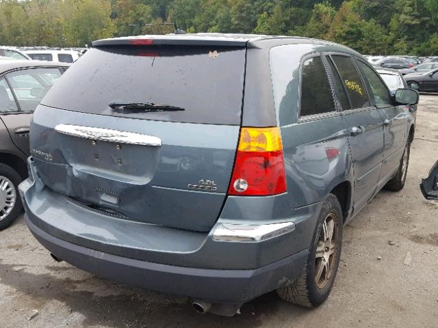 2A8GF68X17R290209 - 2007 CHRYSLER PACIFICA T BLUE photo 4