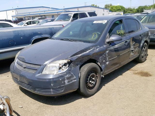 1G1AL58F187194096 - 2008 CHEVROLET COBALT LT GRAY photo 2