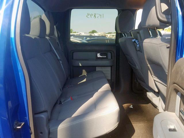 1FTFW1ET4CFA12543 - 2012 FORD F150 SUPER BLUE photo 6