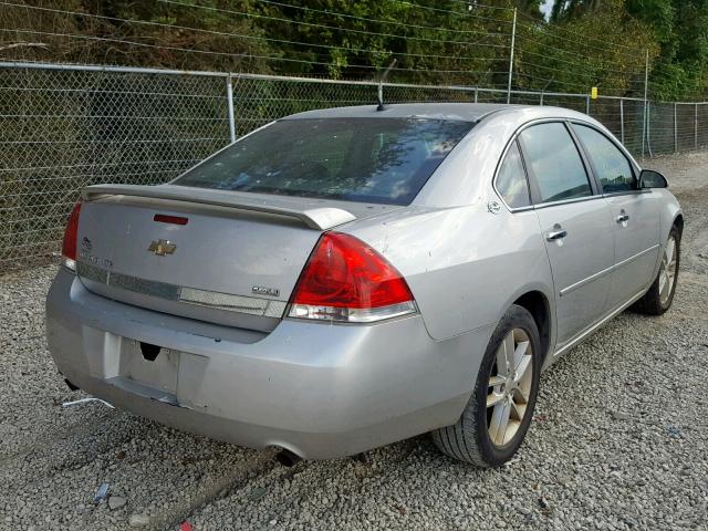 2G1WU583481232247 - 2008 CHEVROLET IMPALA LTZ SILVER photo 4