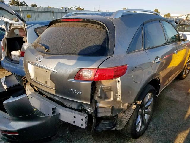 JNRAS08W64X200014 - 2004 INFINITI FX35 GRAY photo 4