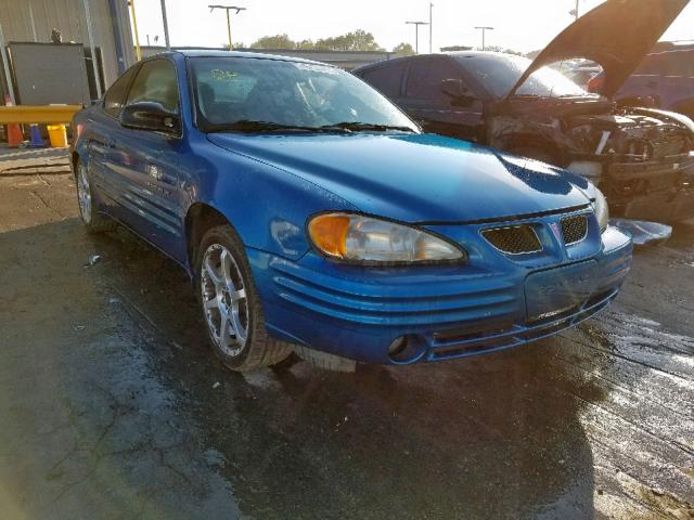 1G2NE12T9XM893104 - 1999 PONTIAC GRAND AM S BLUE photo 1