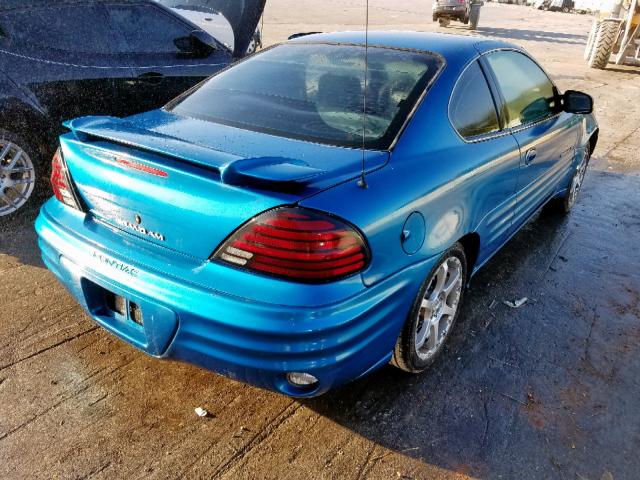 1G2NE12T9XM893104 - 1999 PONTIAC GRAND AM S BLUE photo 4