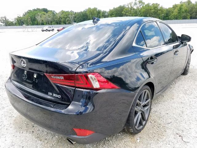 JTHBE1D29E5004245 - 2014 LEXUS IS 350 BLACK photo 4