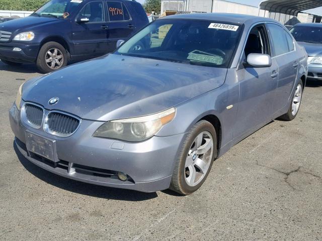 WBANA53534B176233 - 2004 BMW 525 I SILVER photo 2