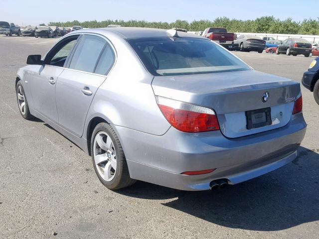 WBANA53534B176233 - 2004 BMW 525 I SILVER photo 3