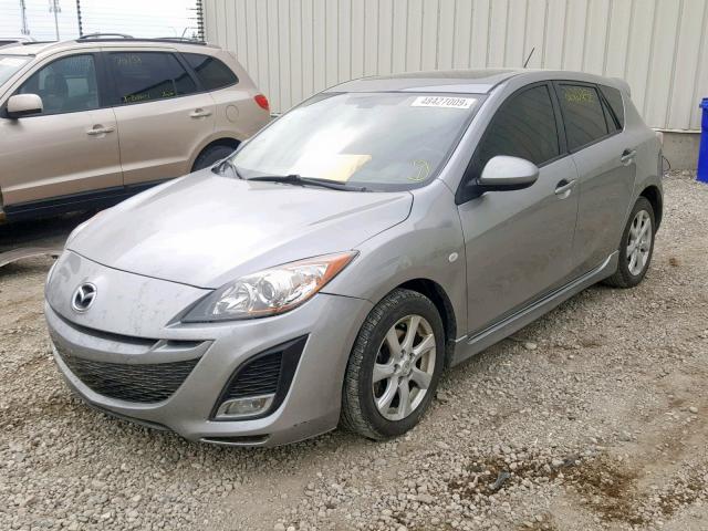 JM1BL1H54A1262573 - 2010 MAZDA 3 S GRAY photo 2