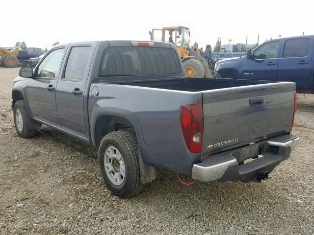 1GCDT33E688200136 - 2008 CHEVROLET COLORADO L GRAY photo 3