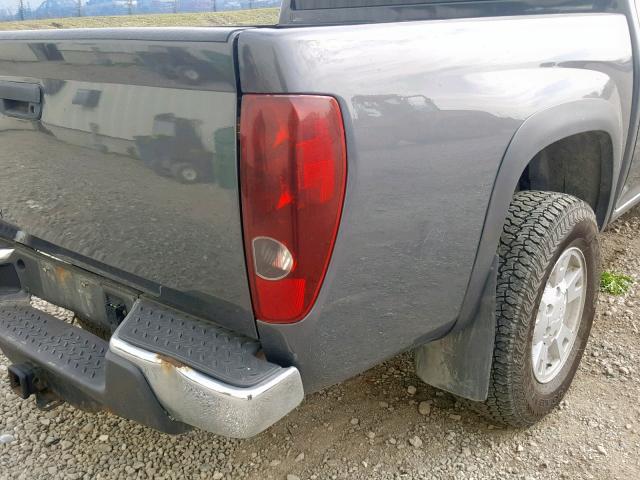 1GCDT33E688200136 - 2008 CHEVROLET COLORADO L GRAY photo 9