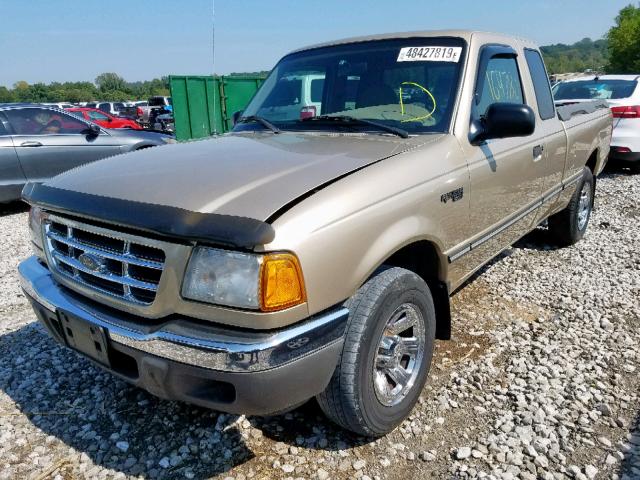 1FTYR14V81PB06239 - 2001 FORD RANGER SUP BROWN photo 2