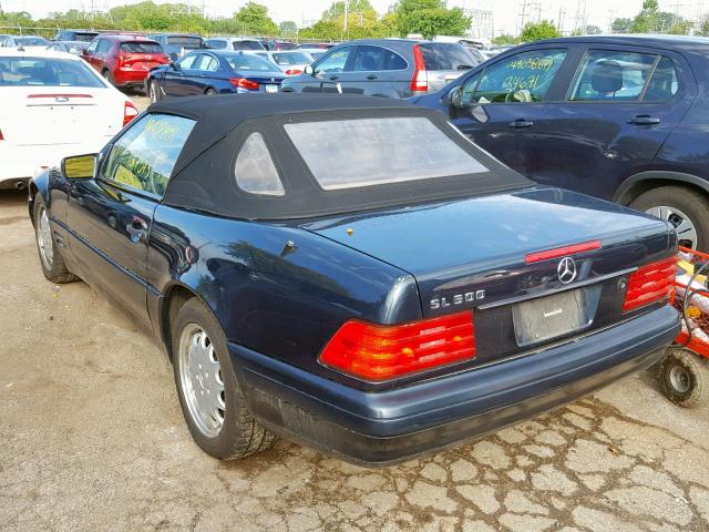 WDBFA67FXWF158645 - 1998 MERCEDES-BENZ SL 500 GRAY photo 3