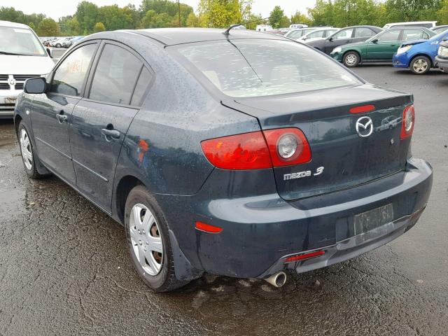 JM1BK12F361446317 - 2006 MAZDA 3 I GREEN photo 3