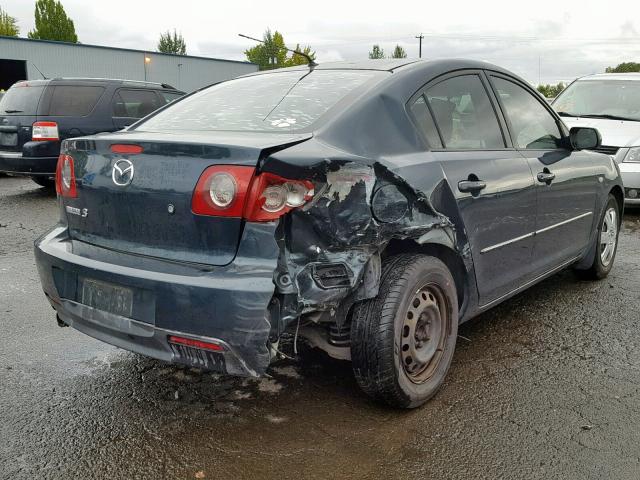 JM1BK12F361446317 - 2006 MAZDA 3 I GREEN photo 4