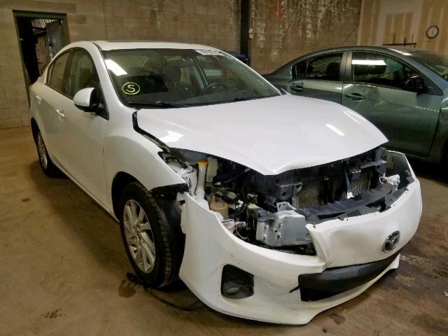 JM1BL1WP9D1821723 - 2013 MAZDA 3 I WHITE photo 1