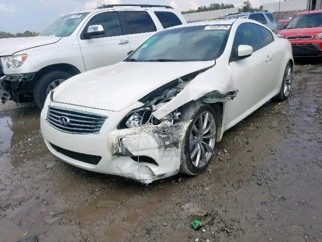 JNKCV64E48M120426 - 2008 INFINITI G37 BASE WHITE photo 2