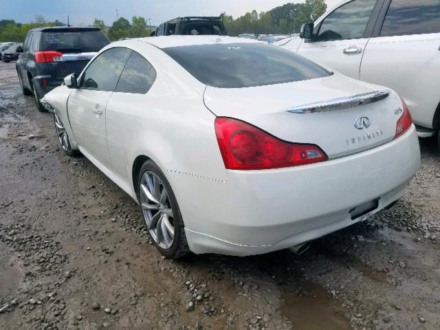 JNKCV64E48M120426 - 2008 INFINITI G37 BASE WHITE photo 3