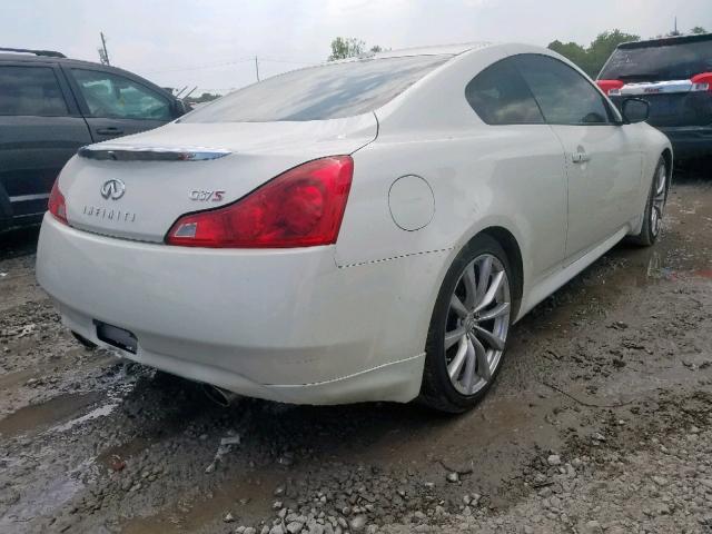 JNKCV64E48M120426 - 2008 INFINITI G37 BASE WHITE photo 4