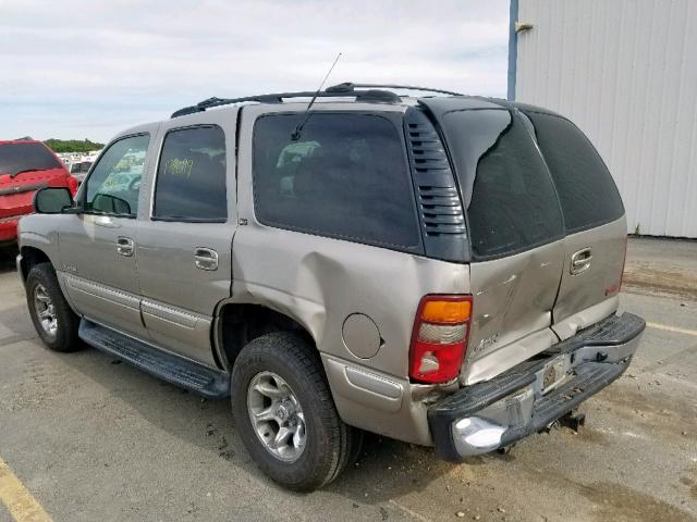 1GKEK13T01J225109 - 2001 GMC YUKON GOLD photo 3