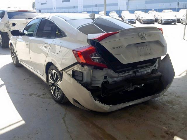 2HGFC1F76JH642376 - 2018 HONDA CIVIC EXL 白色 照片 3