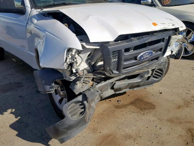 1FTKR1AD0APA39301 - 2010 FORD RANGER WHITE photo 9