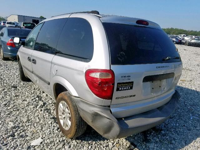 1D4GP25RX5B309700 - 2005 DODGE CARAVAN SE GRAY photo 3