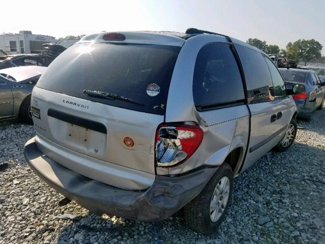 1D4GP25RX5B309700 - 2005 DODGE CARAVAN SE GRAY photo 4