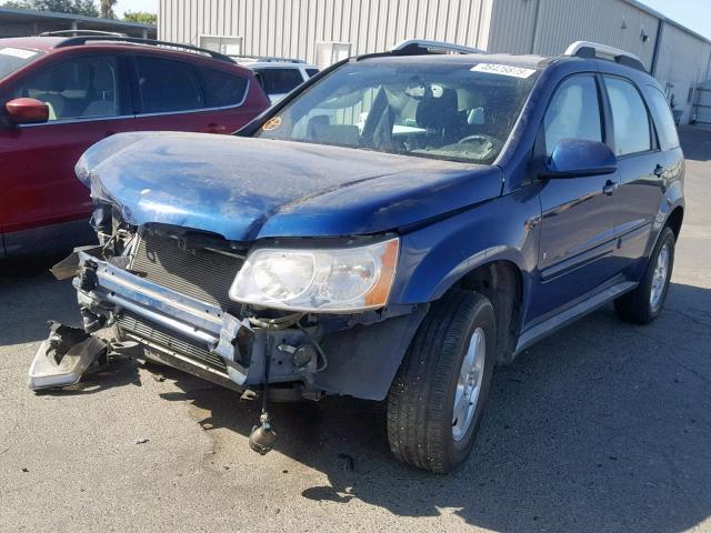 2CKDL33F386308513 - 2008 PONTIAC TORRENT BLUE photo 2