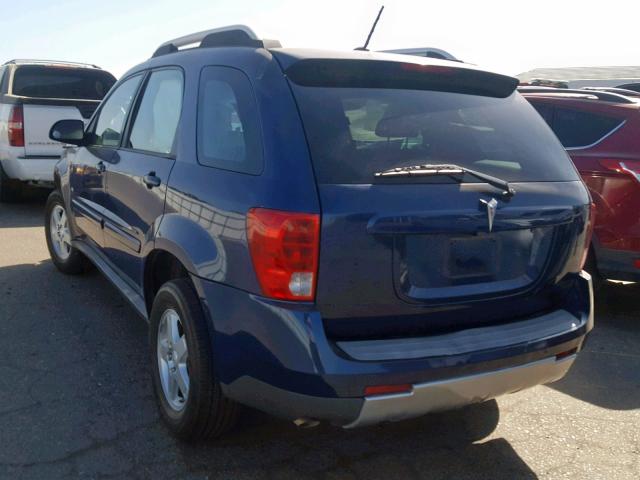 2CKDL33F386308513 - 2008 PONTIAC TORRENT BLUE photo 3