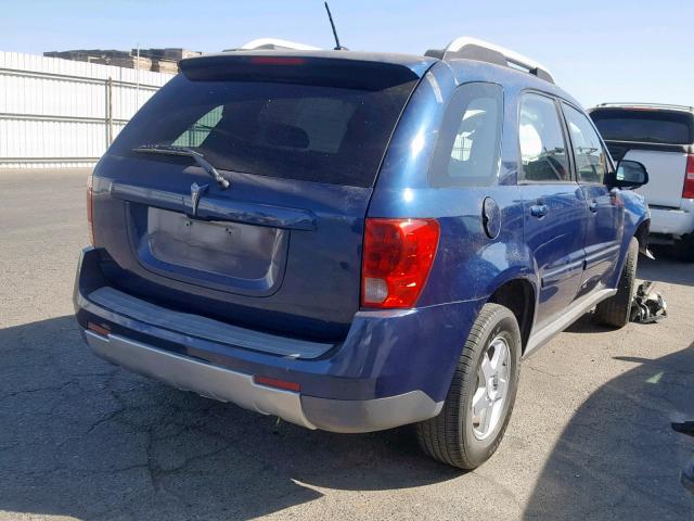 2CKDL33F386308513 - 2008 PONTIAC TORRENT BLUE photo 4