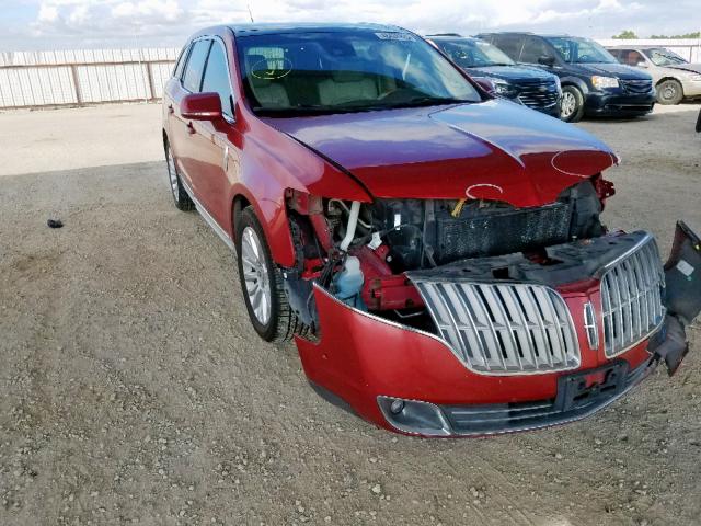 2LMHJ5AT3CBL51025 - 2012 LINCOLN MKT RED photo 1