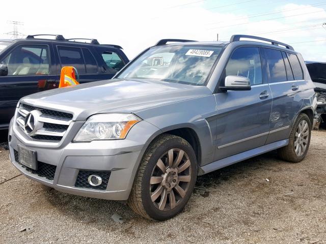 WDCGG8HB2AF405395 - 2010 MERCEDES-BENZ GLK 350 4M GRAY photo 2