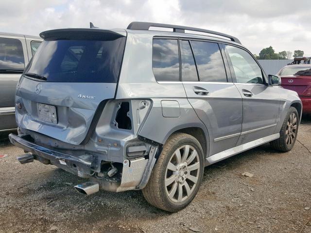 WDCGG8HB2AF405395 - 2010 MERCEDES-BENZ GLK 350 4M GRAY photo 4