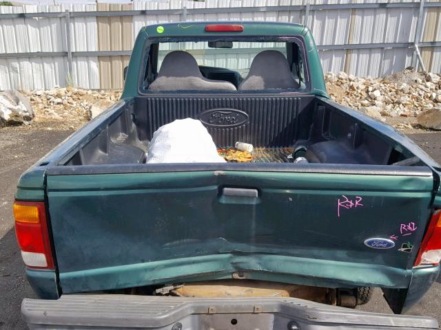 1FTYR10V6XPB34216 - 1999 FORD RANGER GREEN photo 6