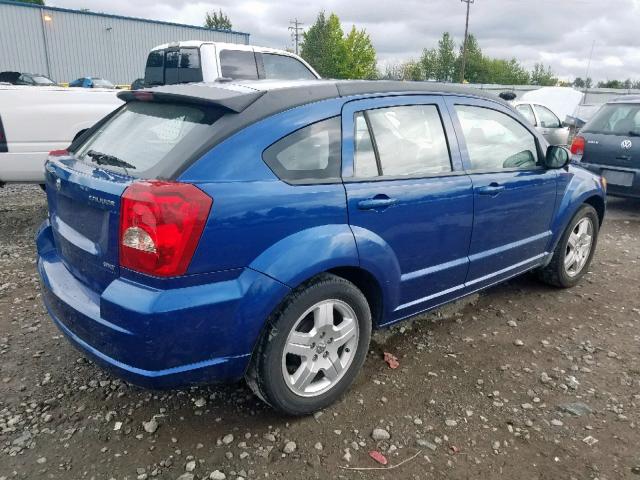 1B3HB48A69D149666 - 2009 DODGE CALIBER SX BLUE photo 4