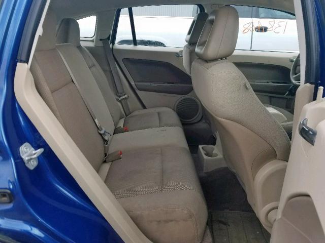 1B3HB48A69D149666 - 2009 DODGE CALIBER SX BLUE photo 6