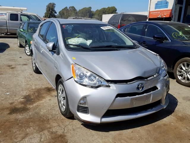 JTDKDTB31E1059226 - 2014 TOYOTA PRIUS C GRAY photo 1