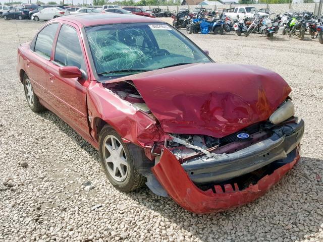 1FALP67LXSK237815 - 1995 FORD CONTOUR SE RED photo 1