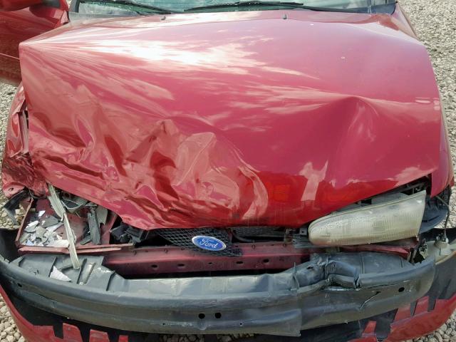 1FALP67LXSK237815 - 1995 FORD CONTOUR SE RED photo 7